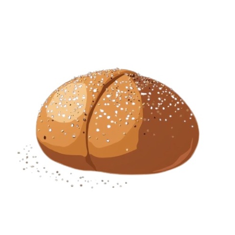 Bułki ciemne 10 dkg